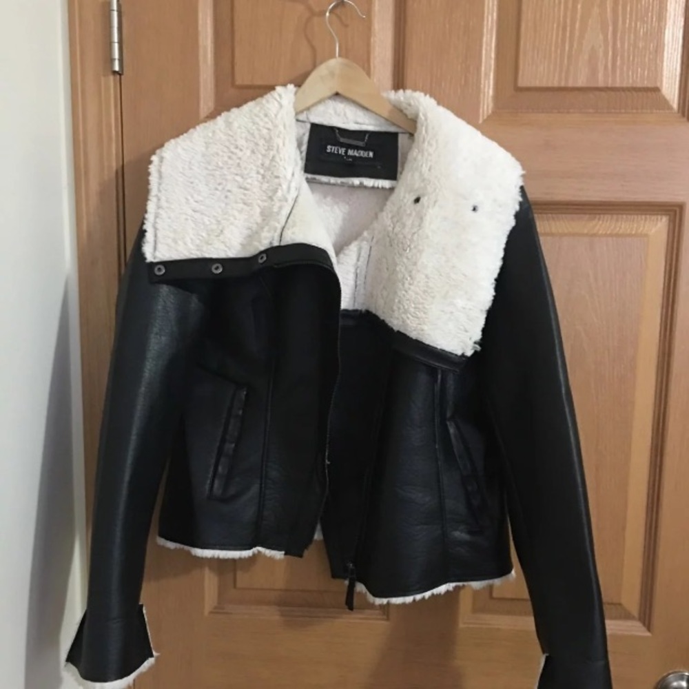 Steve Madden Faux Leather Jacket